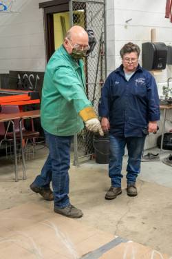 Swan Making at East Jordan High School with Ann Gildner (3)