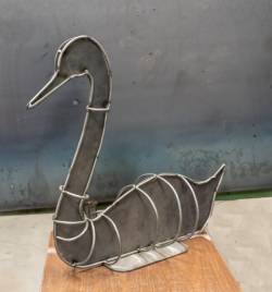 Swan Making at East Jordan High School with Ann Gildner (5)